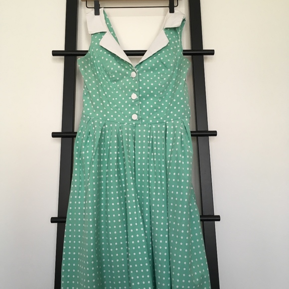 Hell Bunny Dresses & Skirts - Hell Bunny Retro 50s Rockabilly Polka Dot Dress